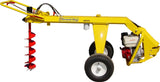 HD99 - Ground Hog Inc Honda Powered Towable Hydraulic One-Man Earthdrill Auger